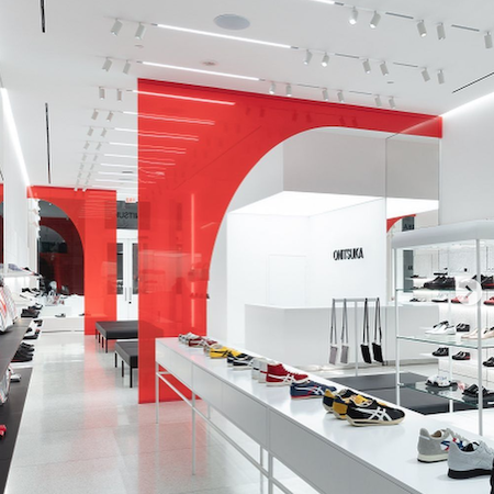 Onitsuka concept store in NY